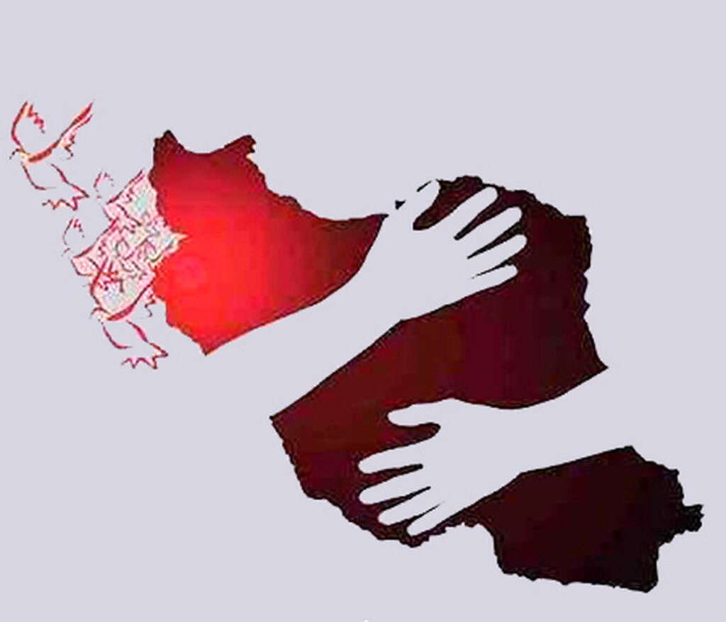 عکس نوشته غمگین وطن