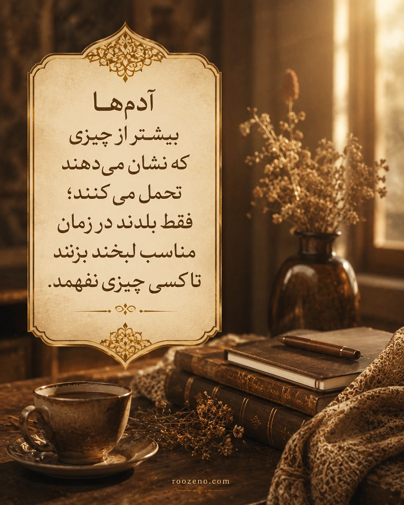 عکس نوشته سنگین