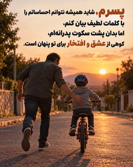 متن دلتنگی برای پسر دور از خانه