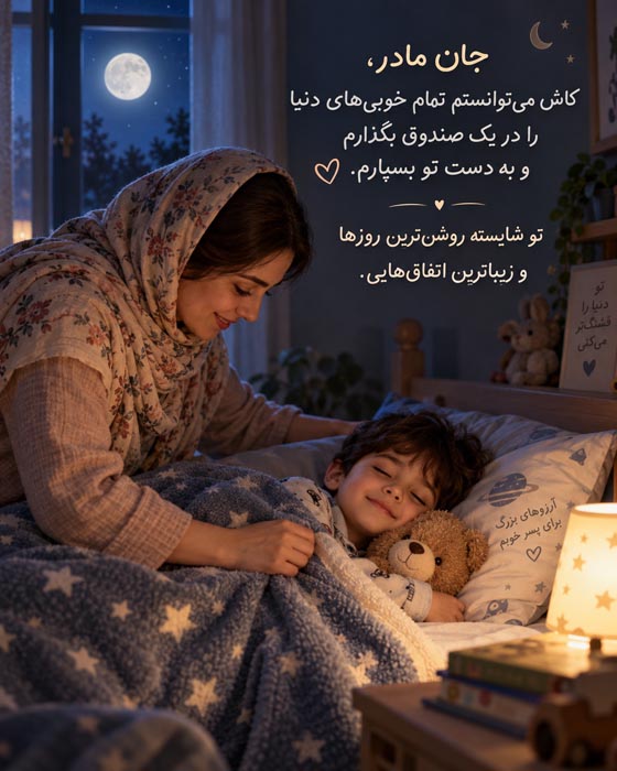 متن تبریک تولد پسر از طرف مادر و پدر